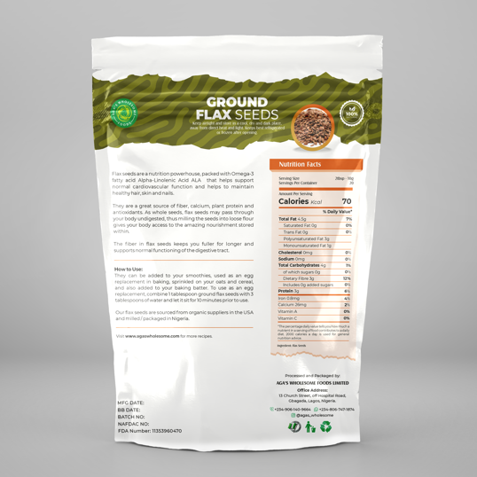 Ground Flax Seeds - Image 2