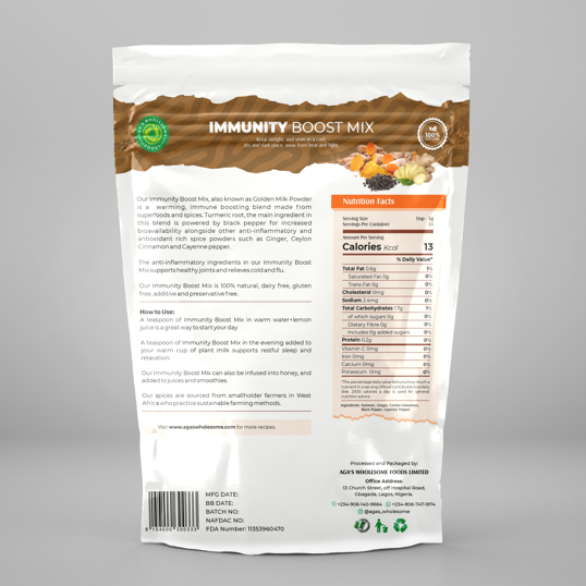 Immunity Boost Mix (Golden Milk Powder) - Image 2